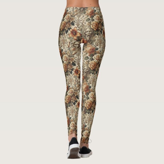 Leggings Grotesque Elegance - Victoria gótica (Reverso)