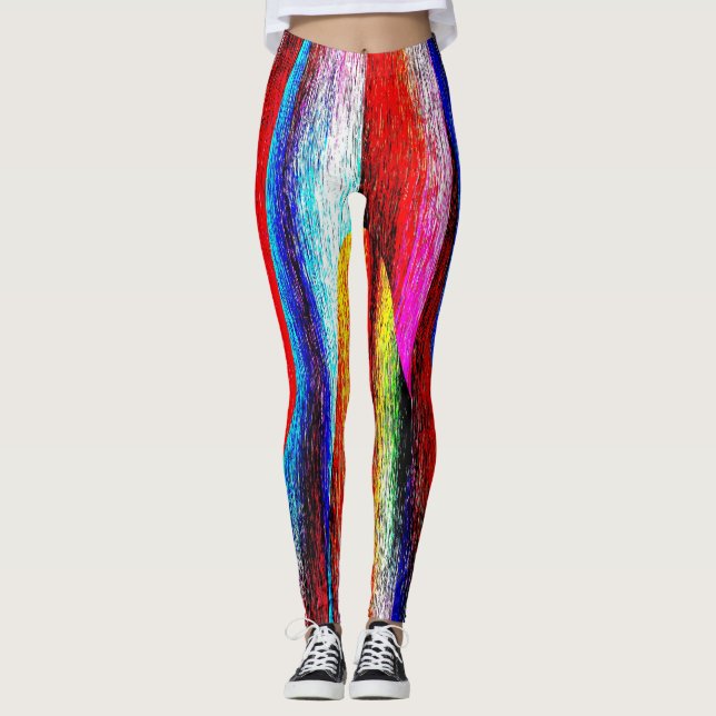 Leggings Grunge arcoiris (Anverso)