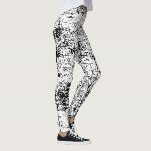 Leggings Grunge blanco