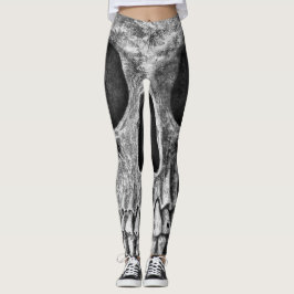 Leggings Grunge blanco y negro gótico Guay