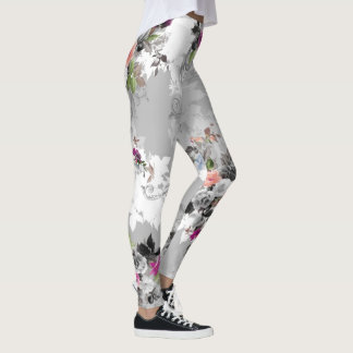 Leggings grupo de flores