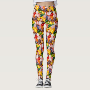 Leggings Guay colorido dulce Pascua Jelly Beans Candy