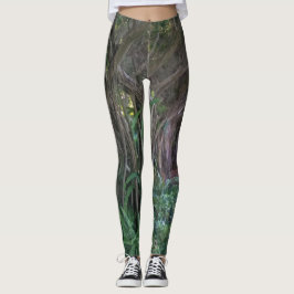 Leggings Guay Dark Forest Tress Print