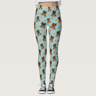 Leggings Guay lindo Halloween gafas de sol de oso y calabaz