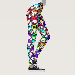 Leggings GUAY SMILING FACES GROUP I + su idea