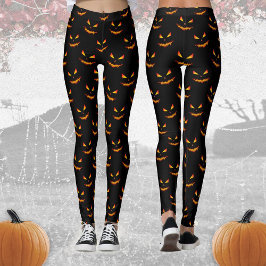 Leggings Guay y el miedo Jack O'Lantern se enfrentan a Hall