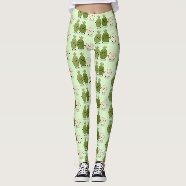 Leggings Guayaba de piña de guayaba feijoa personalizado gr (Anverso)