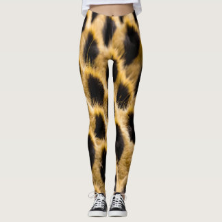 Leggings Guepardo. Piernas para mujeres de la piel