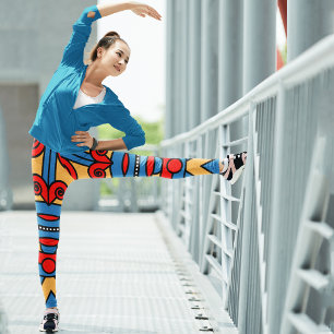 Leggings guerrero tribal africano