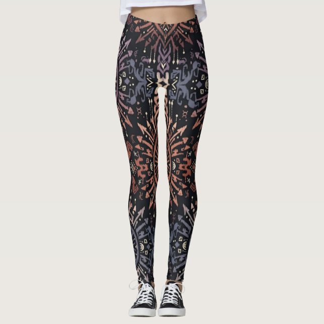 Leggings Guerrero Tribal Ikat  (Anverso)