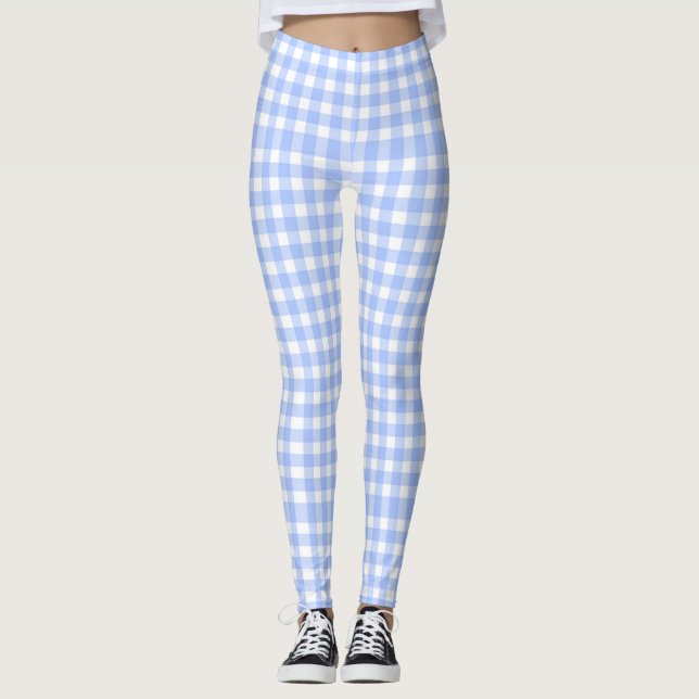 Leggings guinga azul - polainas (Anverso)