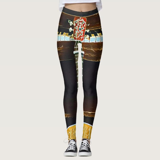 Leggings Guitar lovers gifts (Anverso)