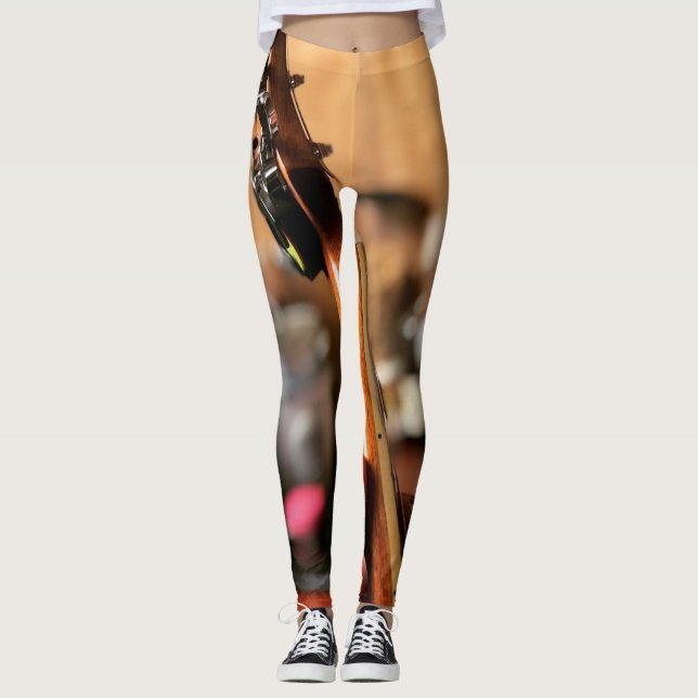 Leggings Guitarra Acústica bonito (Anverso)