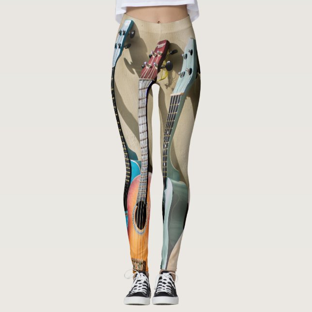 Leggings Guitarra Acústica Impresionante (Anverso)