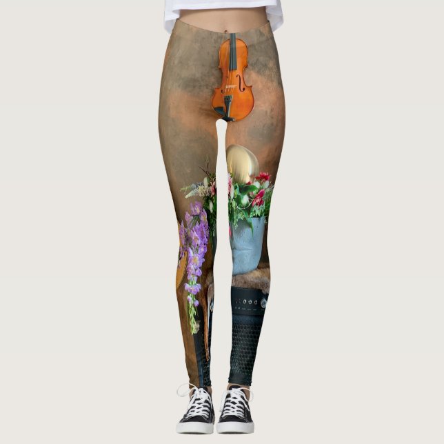 Leggings Guitarra Acústica Increíble (Anverso)
