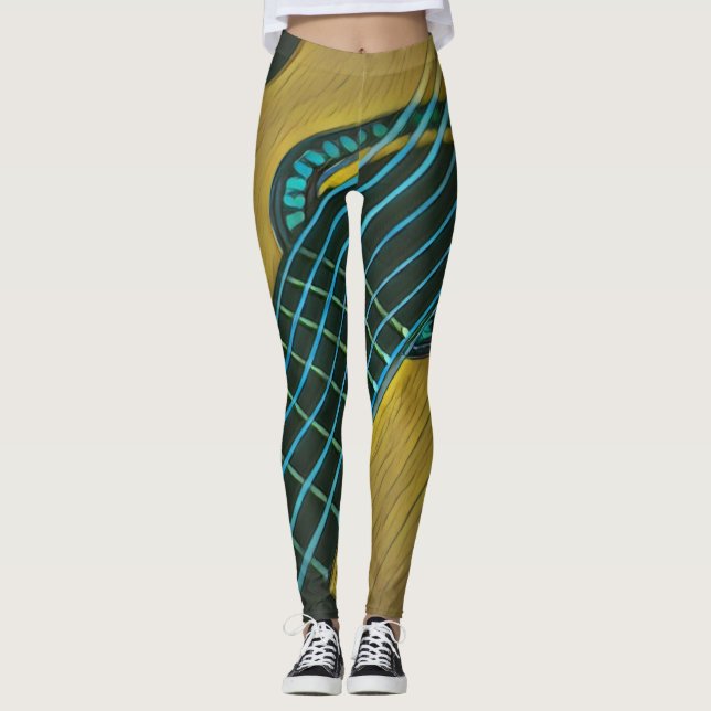 Leggings Guitarra de rock (Anverso)