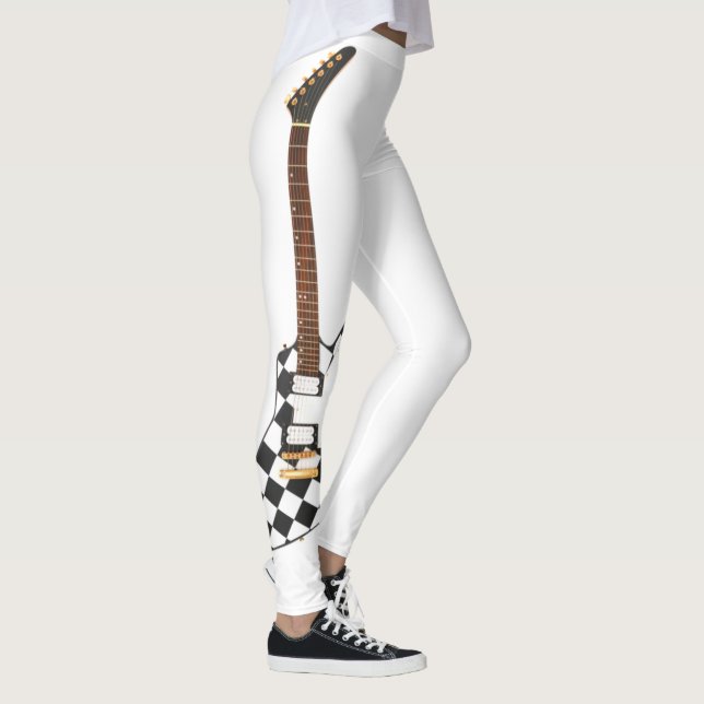 LEGGINGS GUITARRA ELÉCTRICA DE CHECKEADA ÚNICA (Derecha)