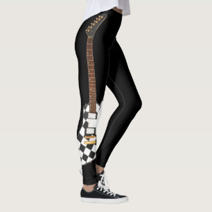 LEGGINGS GUITARRA ELÉCTRICA DE CHECKEADA ÚNICA