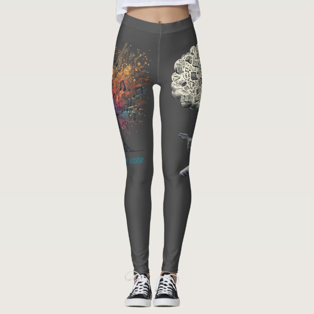 Leggings Guitarra explosiva de Solfeggio (Anverso)