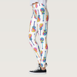 LEGGINGS GUITARRA POP ART