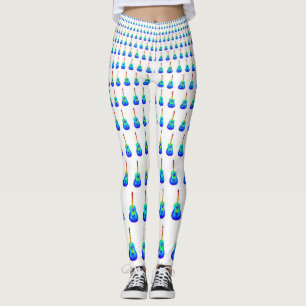 Leggings Guitarras azules