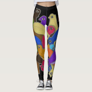 Leggings Gusano bizco loco del Planarian