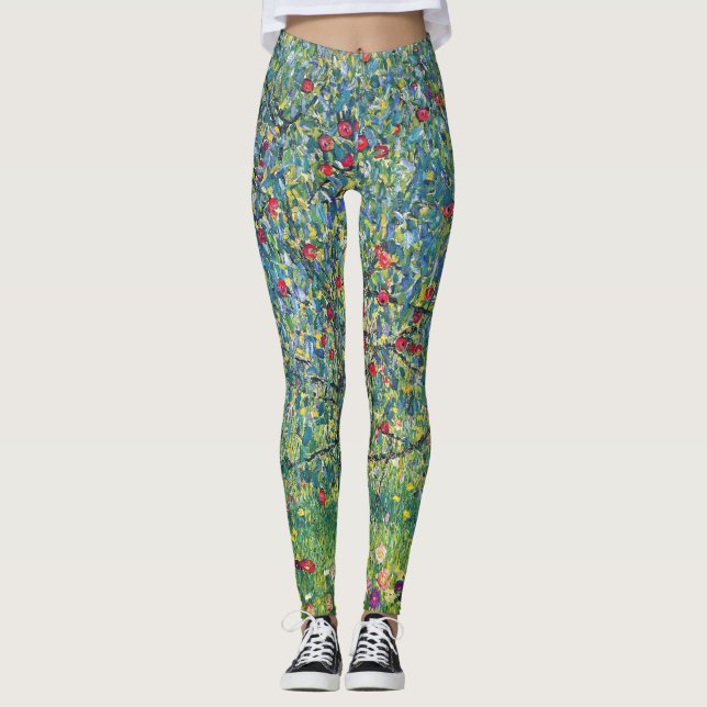 Leggings Gustav Klimt - Árbol de manzanas (Anverso)
