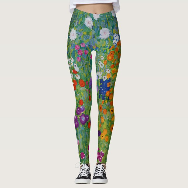 Leggings Gustav Klimt Bauerngarten Bella Artes del Jardín d (Anverso)