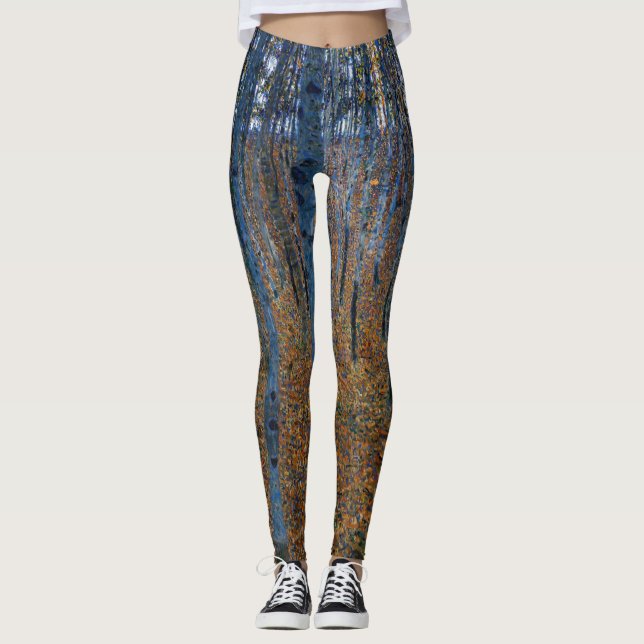 Leggings Gustav Klimt - Beech Grove I (Anverso)