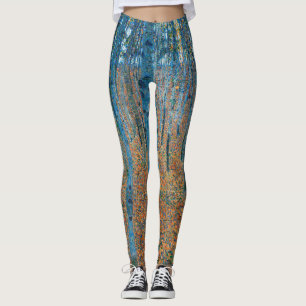 Leggings Gustav Klimt Beech Tree Forest Grove