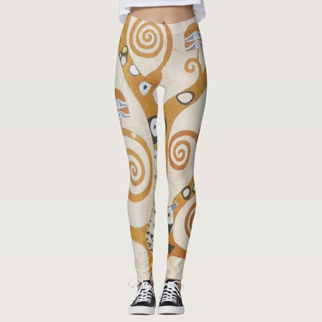Leggings Gustav Klimt El Árbol De La Vida Art Nouveau (Anverso)