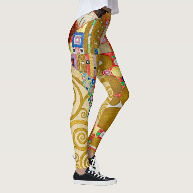 Leggings Gustav Klimt Fulfillment Nouveau Couple (Derecha)