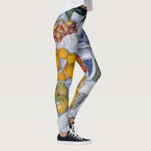 Leggings Gustave Caillebotte - Frutas exhibidas en un puest