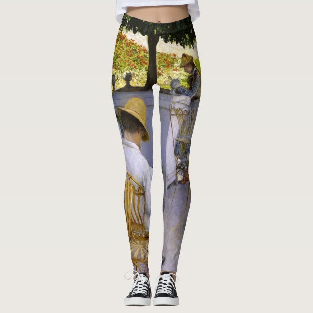 Leggings Gustave Caillebotte - Los árboles Naranjas (Anverso)