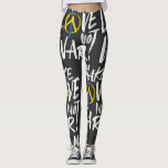 Leggings Hacer que el amor no apoye la guerra a Ucrania<br><div class="desc">Haz que el amor no la guerra muestre tu apoyo y amor por Ucrania. El diseño del logo de Peace con los colores de la bandera ucraniana es perfecto para las personas que están con Ucrania. Este diseño también se ajusta a tiempo para el Día de la Tierra, celebrado el...</div>