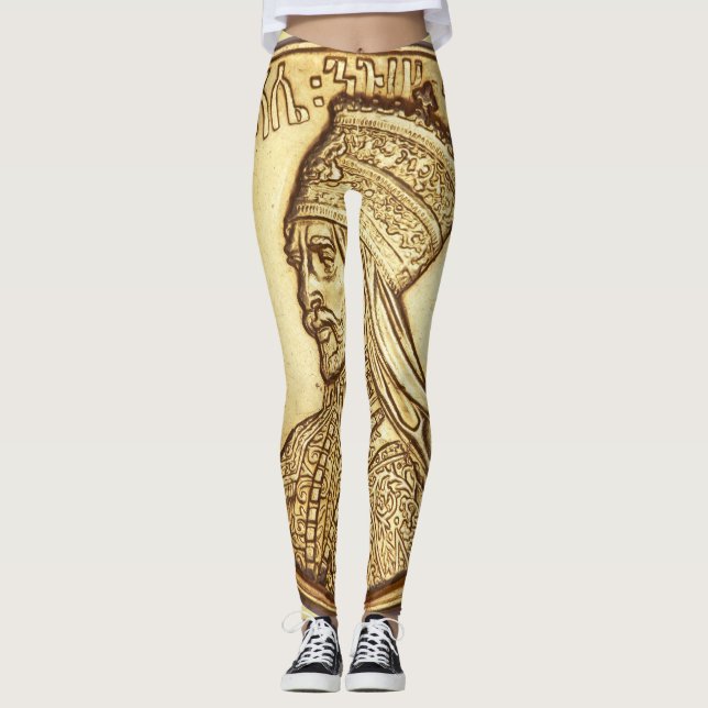 Leggings Haile Selassie Ir - Judah Rasta Power yoga - (Anverso)