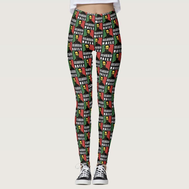 Leggings Haile Selassie yoga ginebra de poner - rey of the (Anverso)