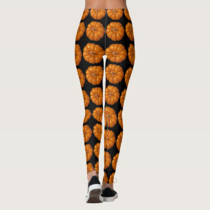 Leggings Halloween Acción de Gracias pequeñas calabazas P