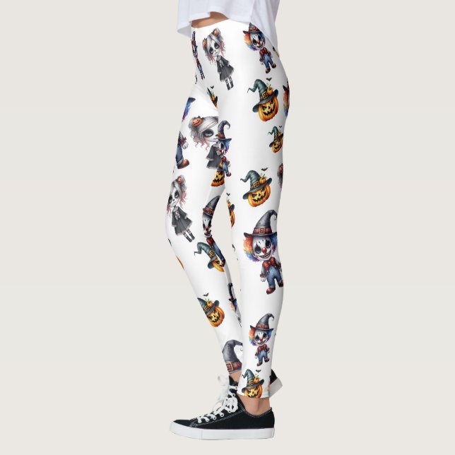 Leggings Halloween blanco lindo (Izquierda)