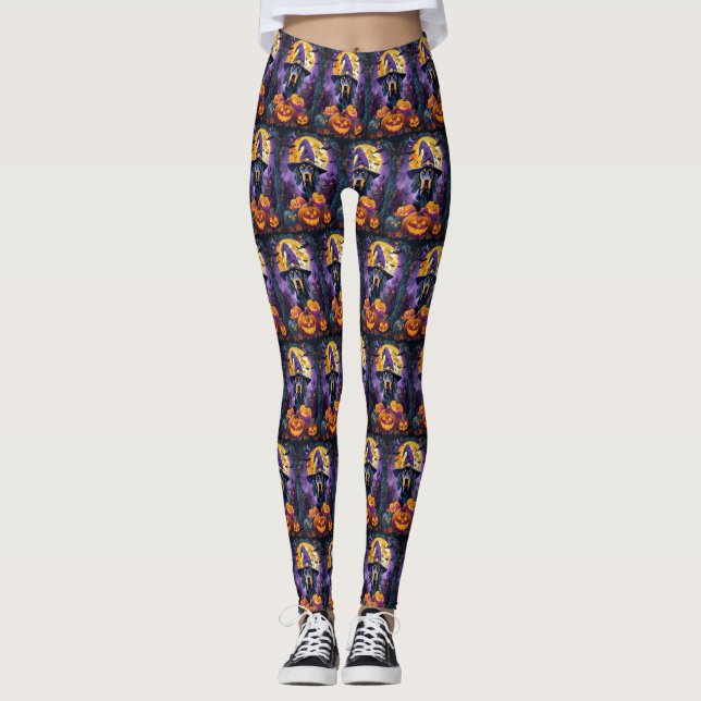 Leggings Halloween, Calabaza de Brujas de Halloween (Anverso)