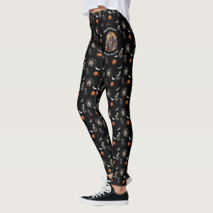 Leggings Halloween con fantasía 🕷️ - NEGRO - Piernas 🎃 👻