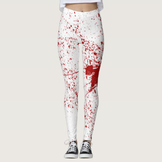 Leggings Halloween con manchas de sangre