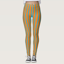 Leggings Halloween con rayas funky