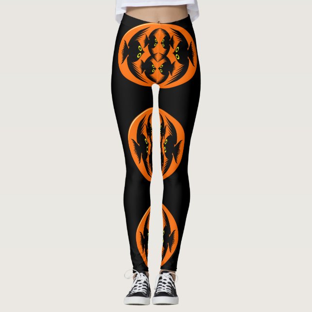 Leggings Halloween cruza las piernas (Anverso)
