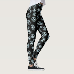 Leggings Halloween de Calabaza Blanca Sombrío