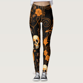Leggings Halloween de espeleones fantasmales