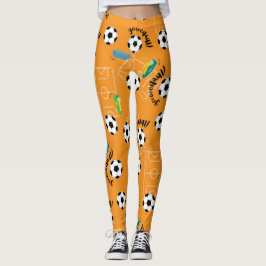 Leggings Halloween de fútbol
