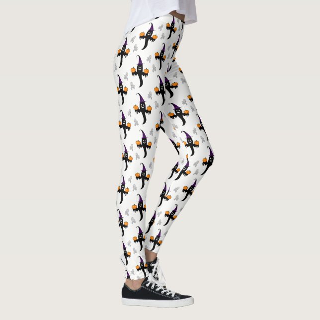 Leggings Halloween de las piernas (Derecha)