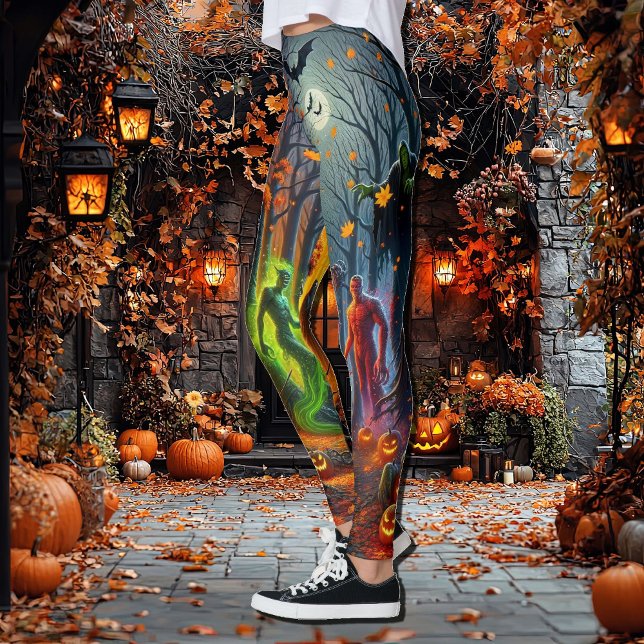 Leggings Halloween de monstruos fantasmagóricos una de las  (Subido por el creador)