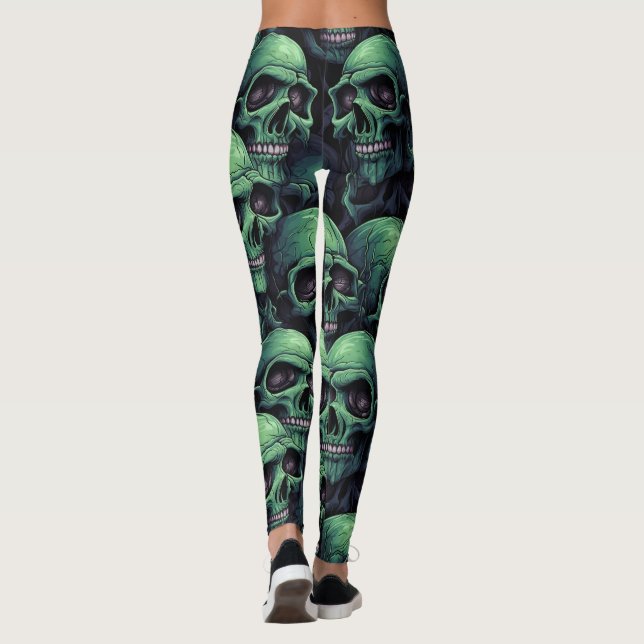 Leggings Halloween del horror gótico (Reverso)